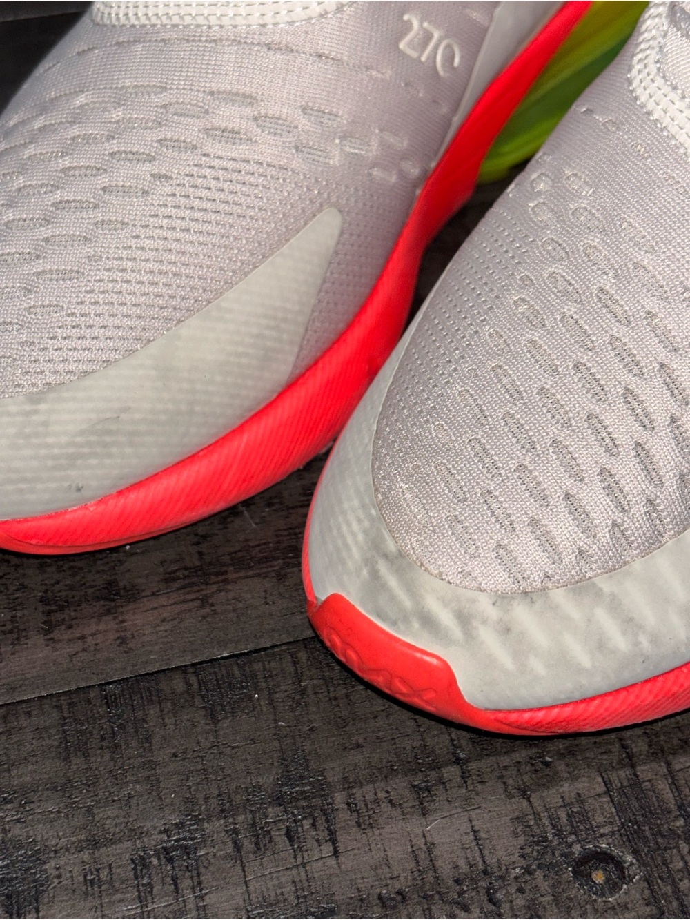 Nike Women's Air Max 270 'Neon' sneakers SZ 8.5 - Picture 10 of 14